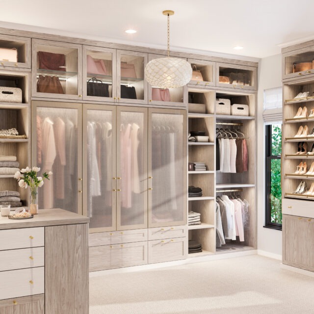 Inspírate con las últimas tendencias 2025 para walk-in closets de lujo. Descubre ideas elegantes y personalizadas con California Closets México.