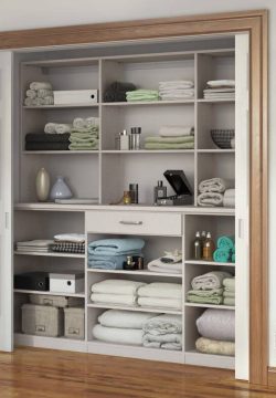 Clóset de Blancos Diseñado por California Clósets México.