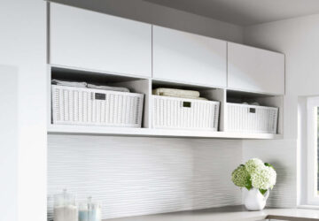 Clóset de blancos personalizado diseñado por California Closets México